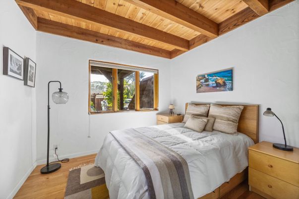 Bedroom, Interior, Wooden Beams, Wooden Ceilings, Wood Texture Flooring