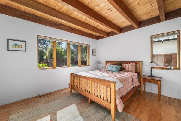 Bedroom, Interior, Wooden Beams, Wooden Ceilings, Wood Texture Flooring