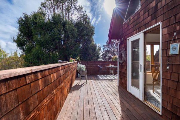 Exterior, Wood Texture Flooring