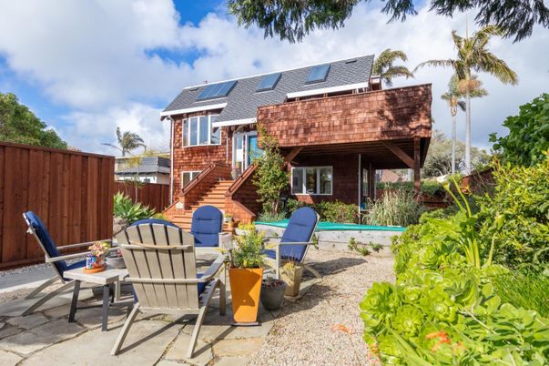 Exterior, Pool, Solar Panels