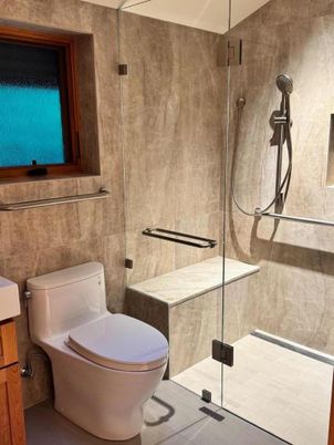 Bathroom, Glass Shower, Interior