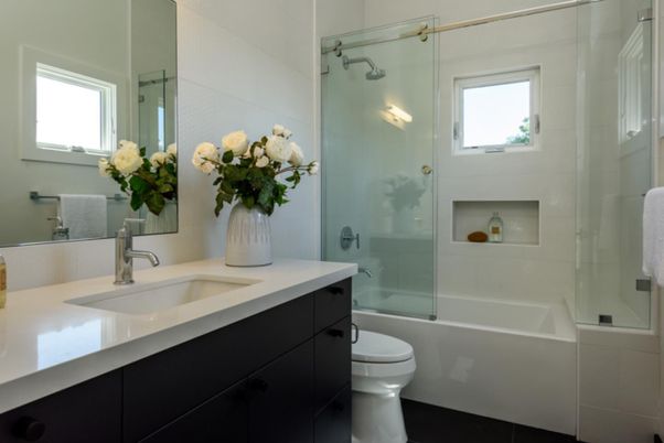 Bathroom, Glass Shower, Interior
