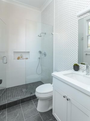 Bathroom, Glass Shower, Interior