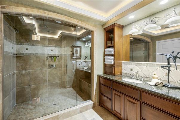 Fireplace, Home Office, Interior, Living room, Recessed Lighting