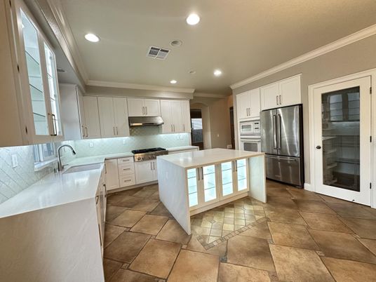 Interior, Kitchen, Recessed Lighting, Stainless Steel Appliances
