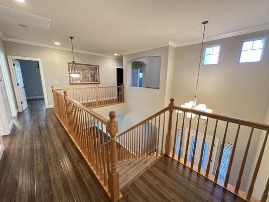 Interior, Pendant Lights, Recessed Lighting, Wood Texture Flooring