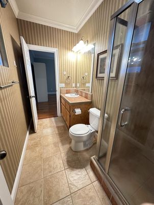 Bathroom, Glass Shower, Interior