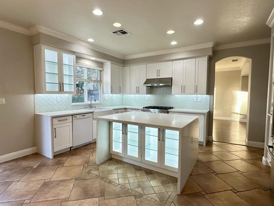 Interior, Kitchen, Recessed Lighting, Stainless Steel Appliances