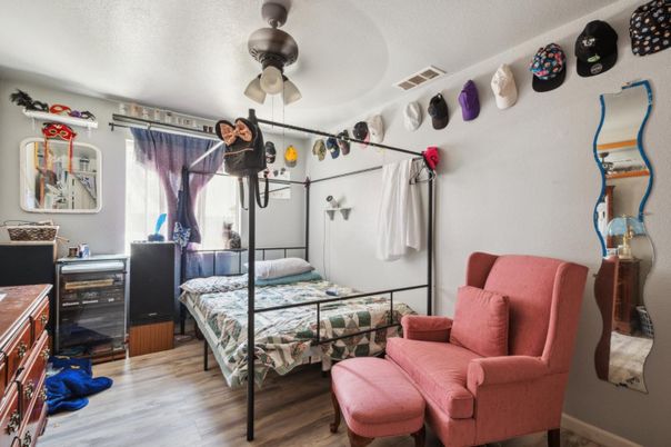 Bedroom, Interior, Wood Texture Flooring