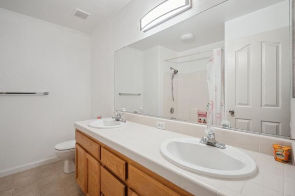 Bathroom, Dual Sink Vanities, Interior, Tile Countertops