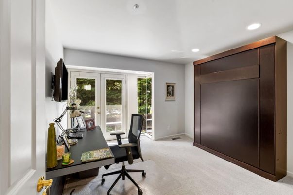 Home Office, Interior, Recessed Lighting