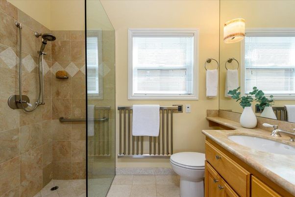 Bathroom, Glass Shower, Interior