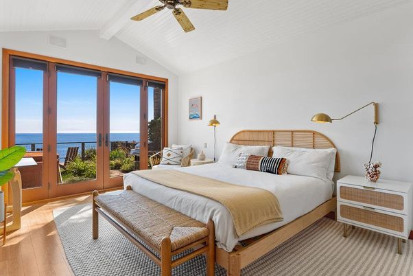 Bedroom, Interior, Water, Wood Texture Flooring