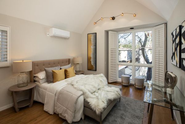 Bedroom, Interior, Wood Texture Flooring