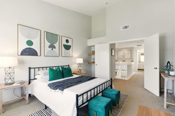 Bedroom, Interior, Wood Texture Flooring