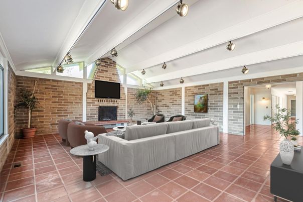 Fireplace, Interior, Living room, Stone Walls