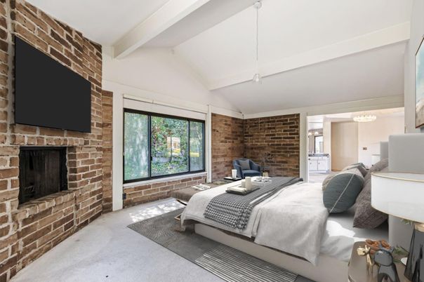 Bedroom, Interior, Stone Walls