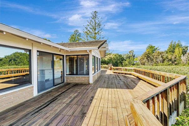 Exterior, Wood Texture Flooring