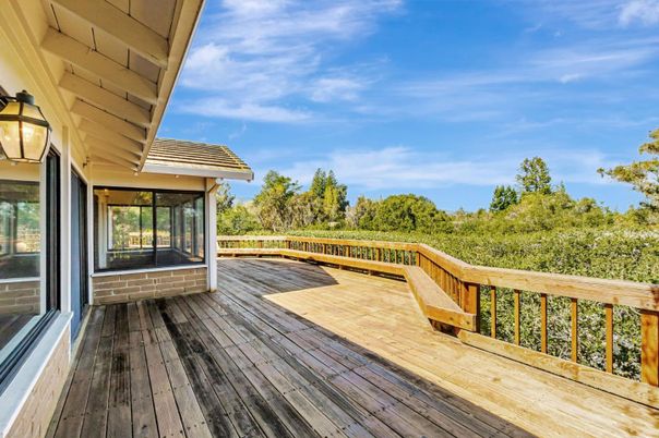 Exterior, Wood Texture Flooring