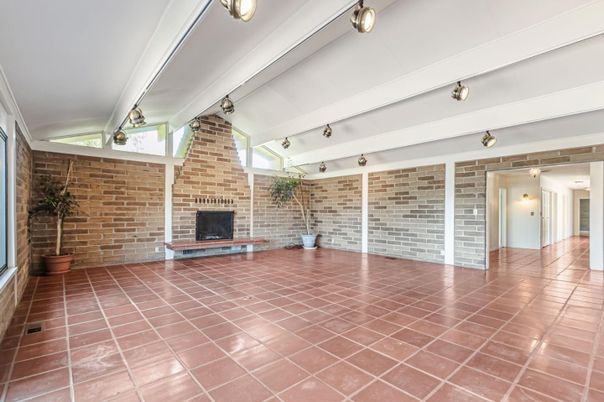 Empty room, Fireplace, Interior, Stone Walls