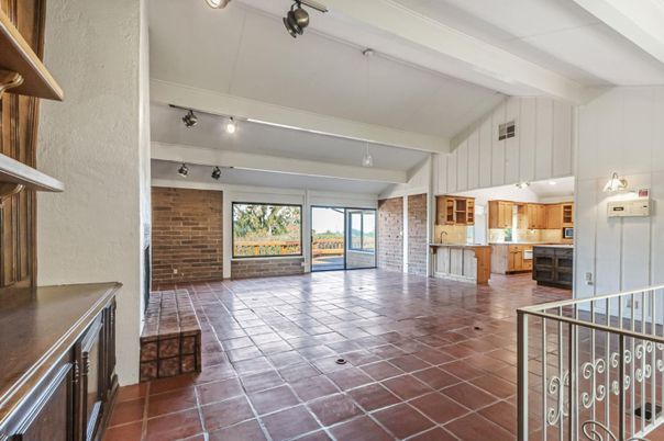 Empty room, Interior, Kitchen, Stone Walls