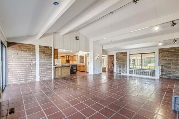 Empty room, Interior, Kitchen, Stone Walls