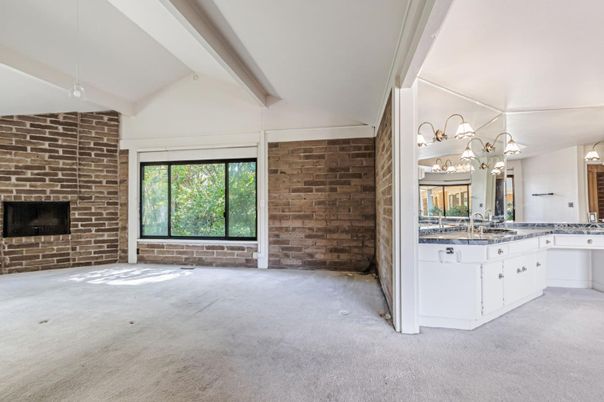 Bathroom, Empty room, Interior, Stone Walls