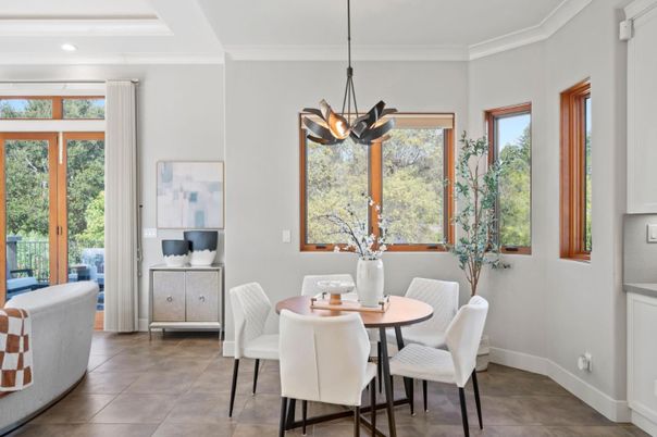 Dining room, Interior, Pendant Lights, Recessed Lighting