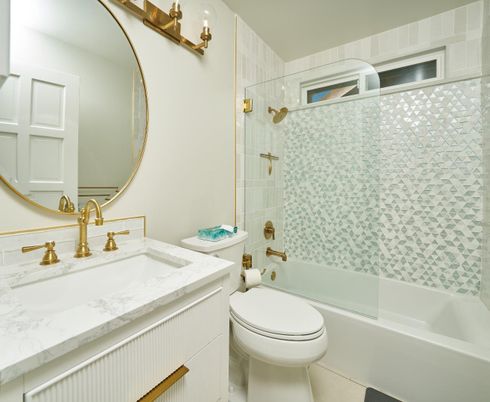 Bathroom, Glass Shower, Interior