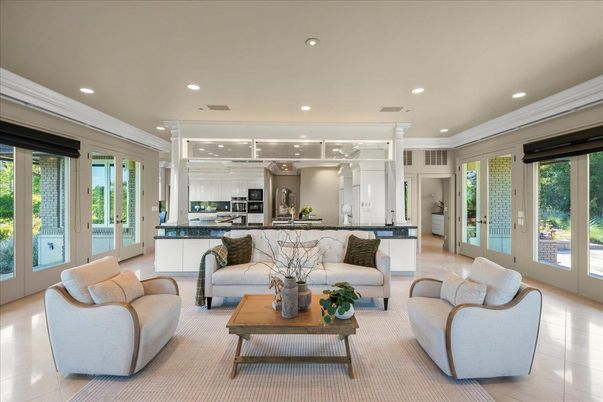 Interior, Kitchen, Living room, Recessed Lighting, Stainless Steel Appliances