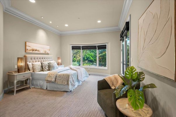 Bedroom, Interior, Recessed Lighting