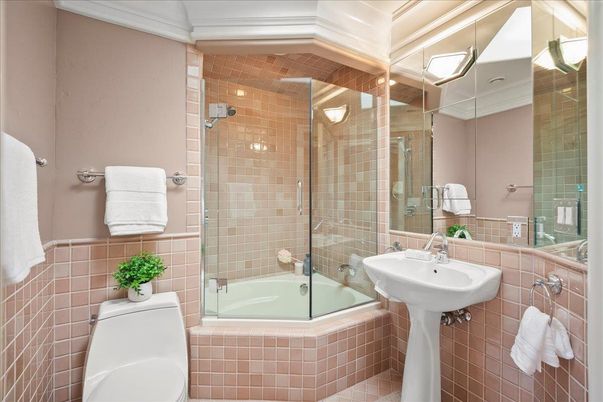 Bathroom, Glass Shower, Interior