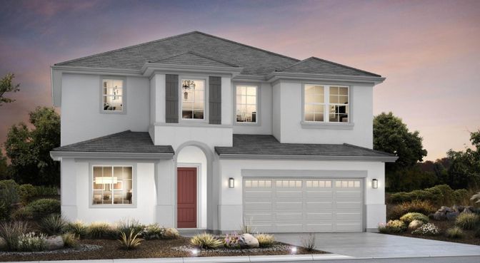 Attached, Exterior, Facade, French Provincial