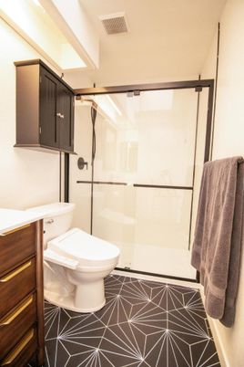 Bathroom, Glass Shower, Interior