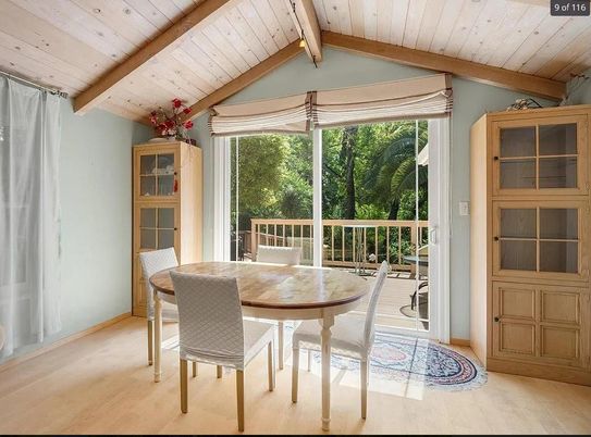Dining room, Interior, Wooden Beams, Wooden Ceilings, Wood Texture Flooring