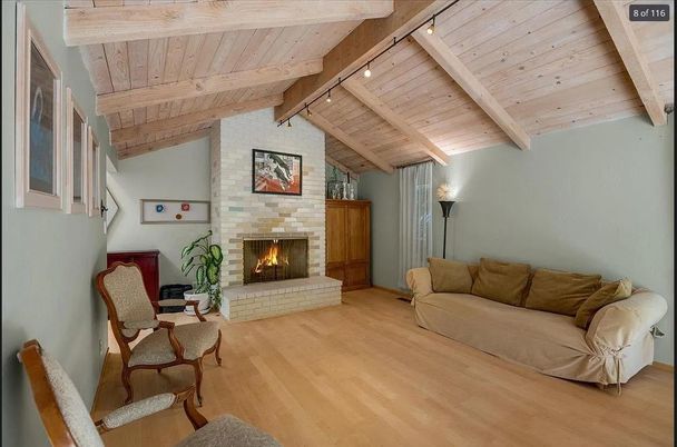 Fireplace, Interior, Living room, Stone Walls, Wooden Beams, Wooden Ceilings, Wood Texture Flooring