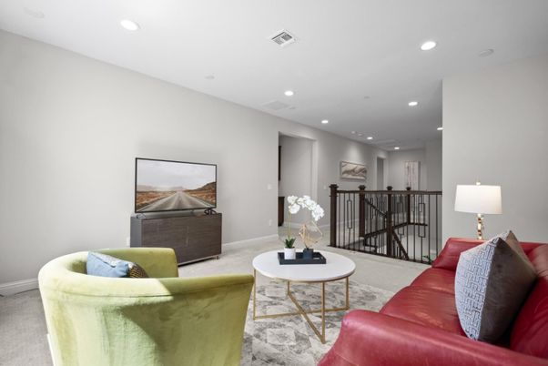 Interior, Living room, Recessed Lighting