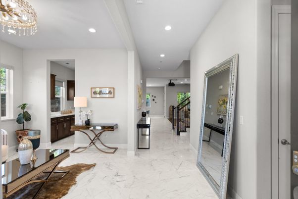 Interior, Marble, Recessed Lighting