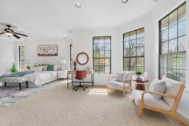 Bedroom, Home Office, Interior, Recessed Lighting