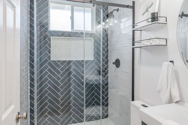Bathroom, Glass Shower, Interior