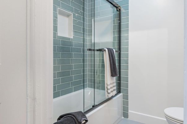 Bathroom, Glass Shower, Interior