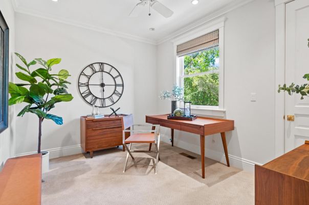 Home Office, Interior, Recessed Lighting