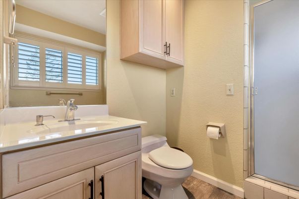 Bathroom, Interior, Wood Texture Flooring