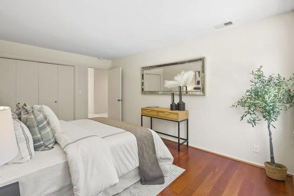 Bedroom, Interior, Wood Texture Flooring