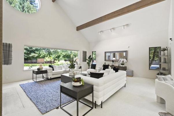 Interior, Living room, Wooden Beams
