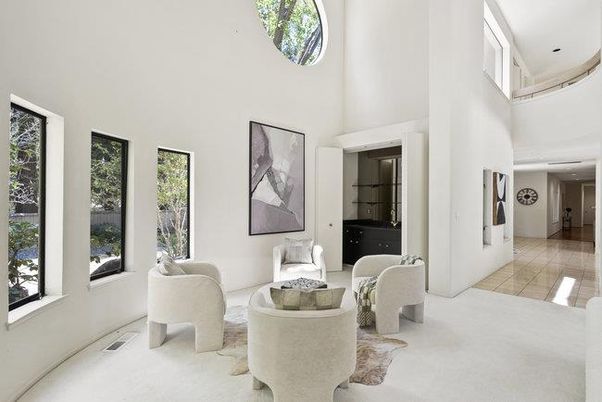 Interior, Living room, Recessed Lighting