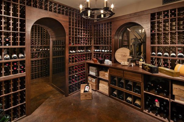 Chandelier, Interior, Wine Storage