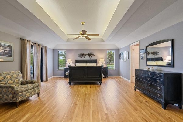 Bedroom, Interior, Wood Texture Flooring