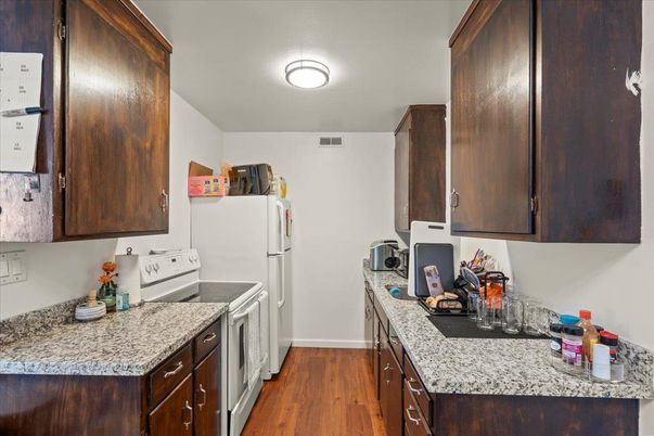 Interior, Kitchen, Wood Texture Flooring