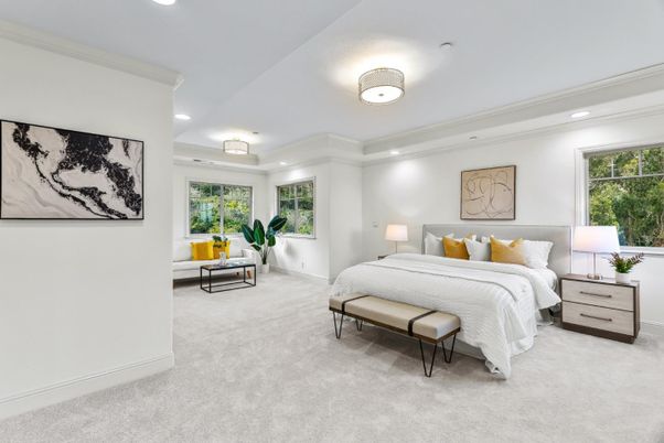 Bedroom, Interior, Recessed Lighting